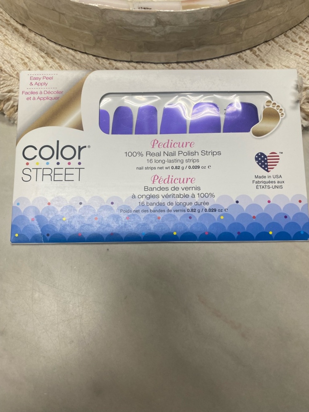 Color Street - Evening Sky - Pedicure Nail Polish Strips